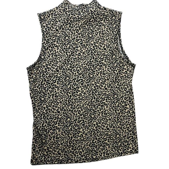 Olivia Rae Leopard Print Sleeveless Top - Picture 2 of 7